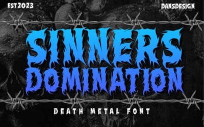 Sinners Domination Font