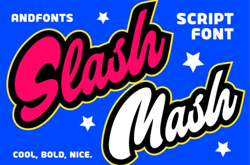 Slash Mash Font