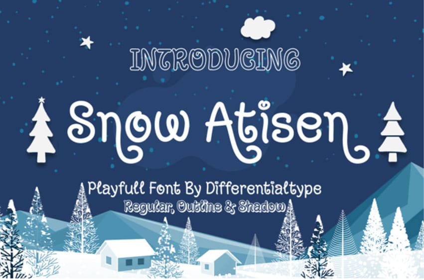Snow Atisen Font