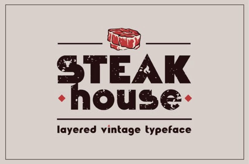 Steakhouse Font