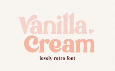 Vanilla Cream Font