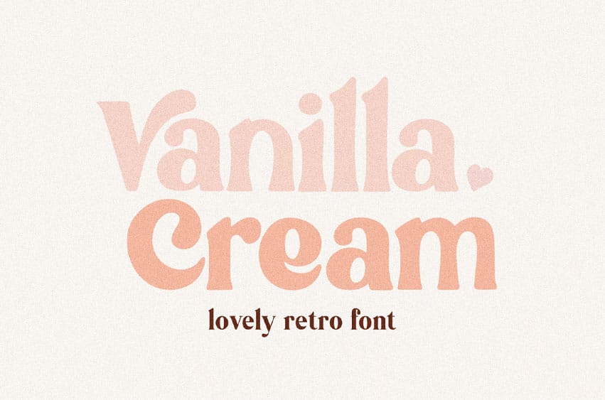Vanilla Cream Font