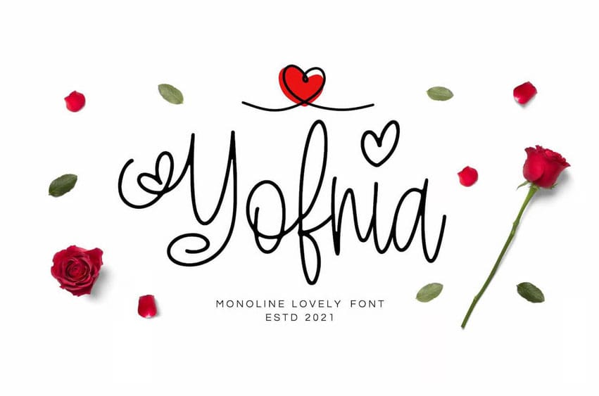 Yofnia Font
