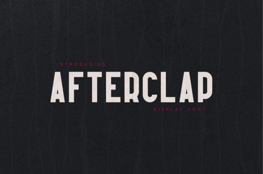 Afterclap Font