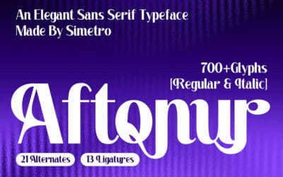 Aftonur Font
