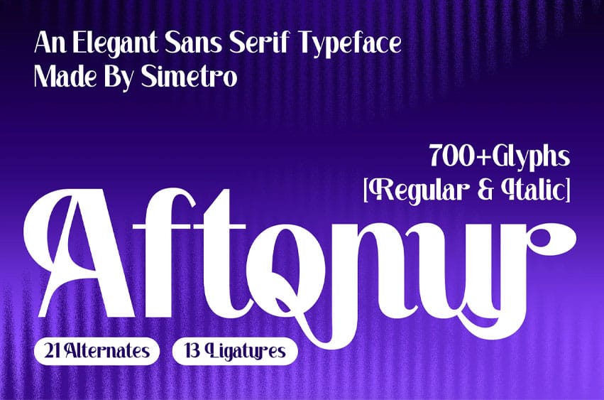 Aftonur Font