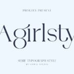 Agirlsty Font