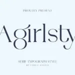 Agirlsty Font
