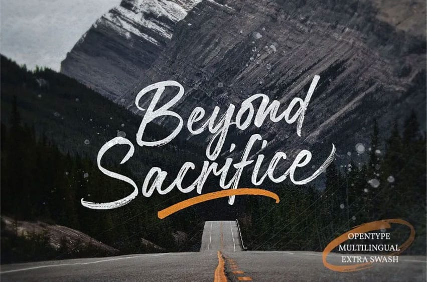 Beyond Sacrifice Font