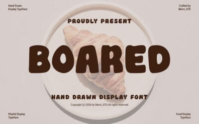 Boared Font
