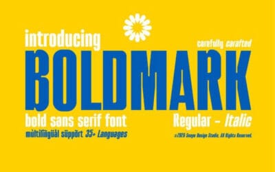 Boldmark Font