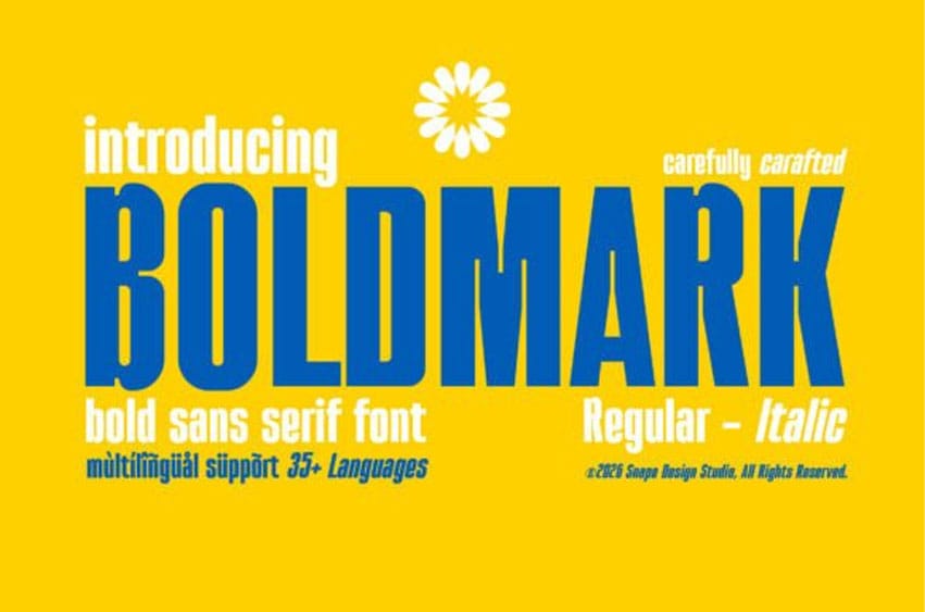Boldmark Font