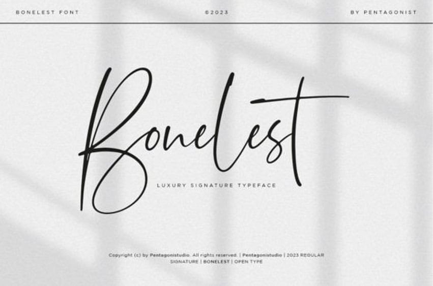 Bonelest Font