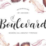 Boulevard Script Font