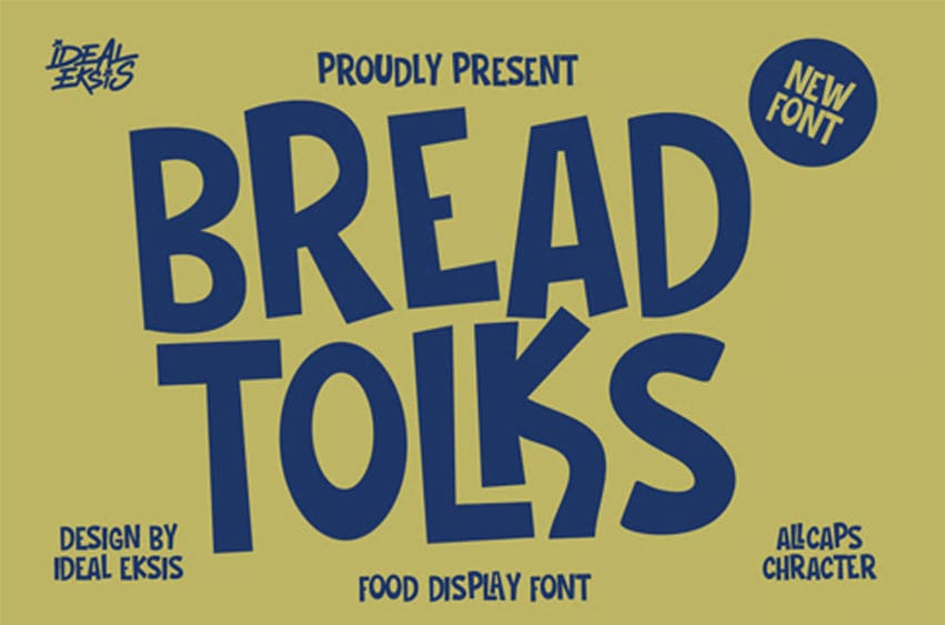 Bread Tolks Font