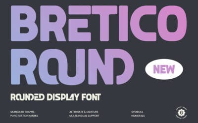 Bretico Round Font
