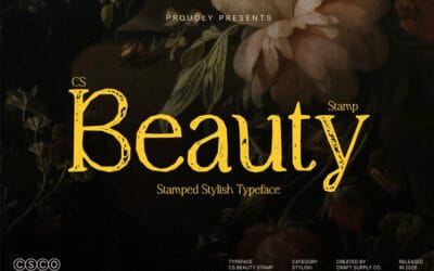 CS Beauty Stamp Font