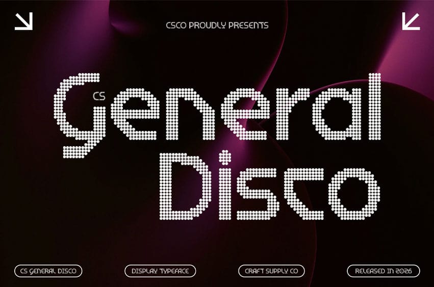 CS General Disco Font