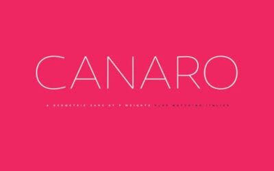 Canaro Font
