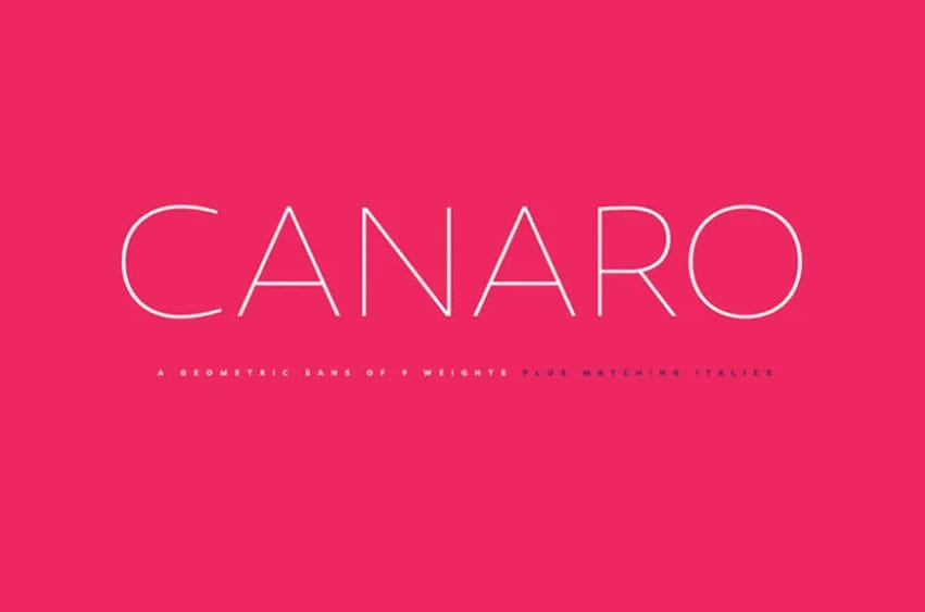Canaro Font