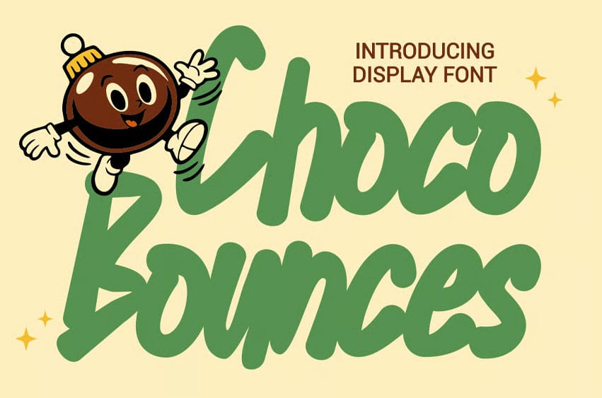 Choco Bounces Font