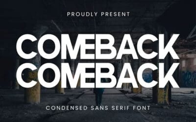 Comback Font