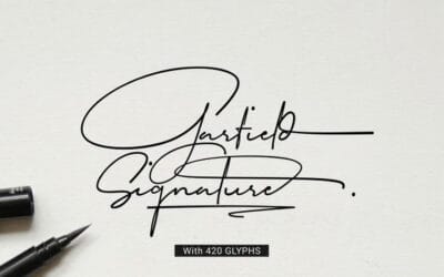 Garfield Signature Font