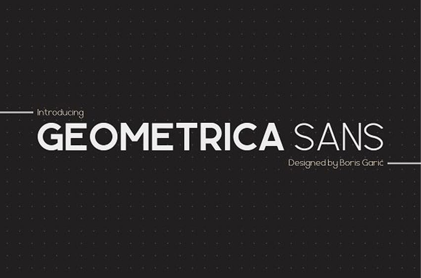 Geometrica Sans Font