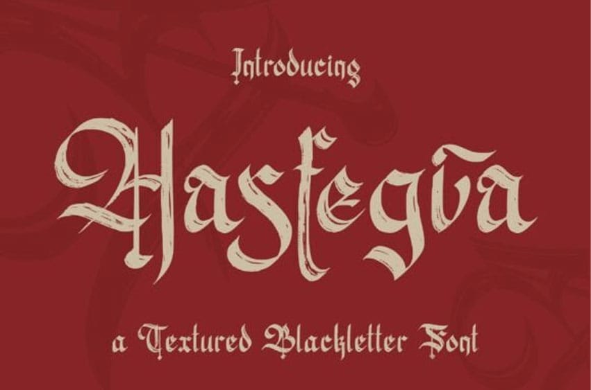 Hasfegia Font
