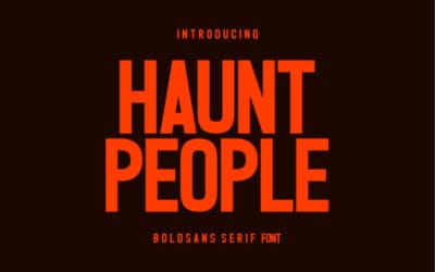 Haunt People Font