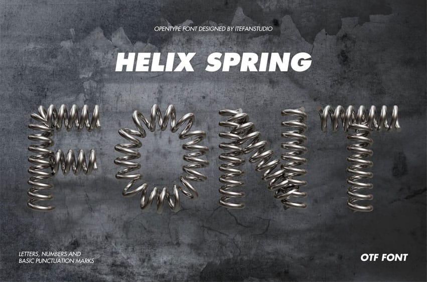 Helix Spring Font