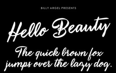 Hello Beauty Font
