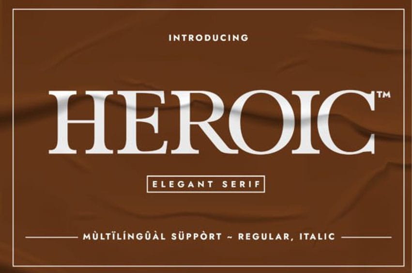 Heroic Font