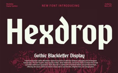 Hexdrop Font