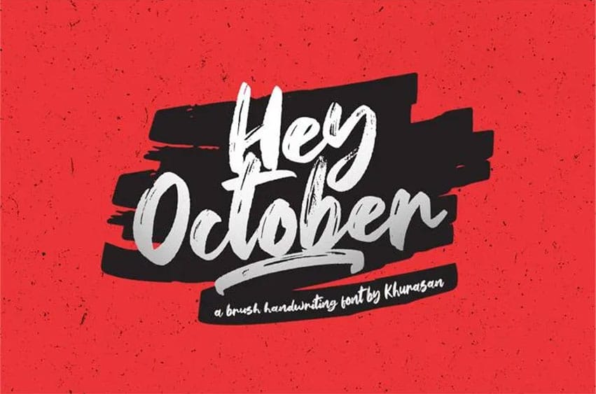 Hey October Font