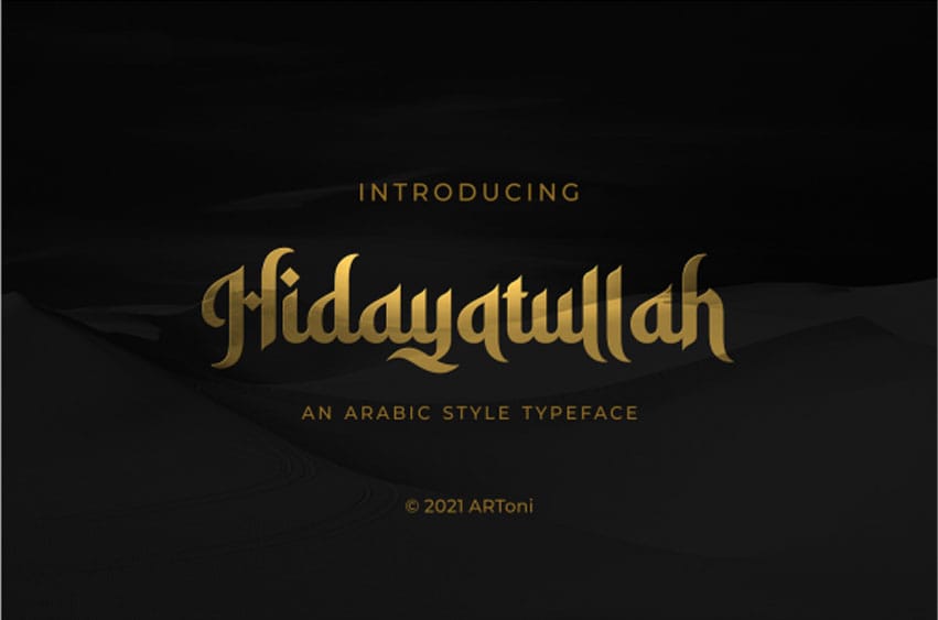 Hidayatullah Font