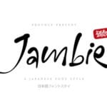 Jambie Japanese Font