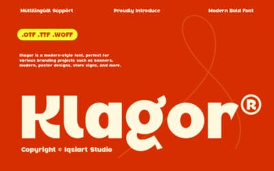 Klagor Font