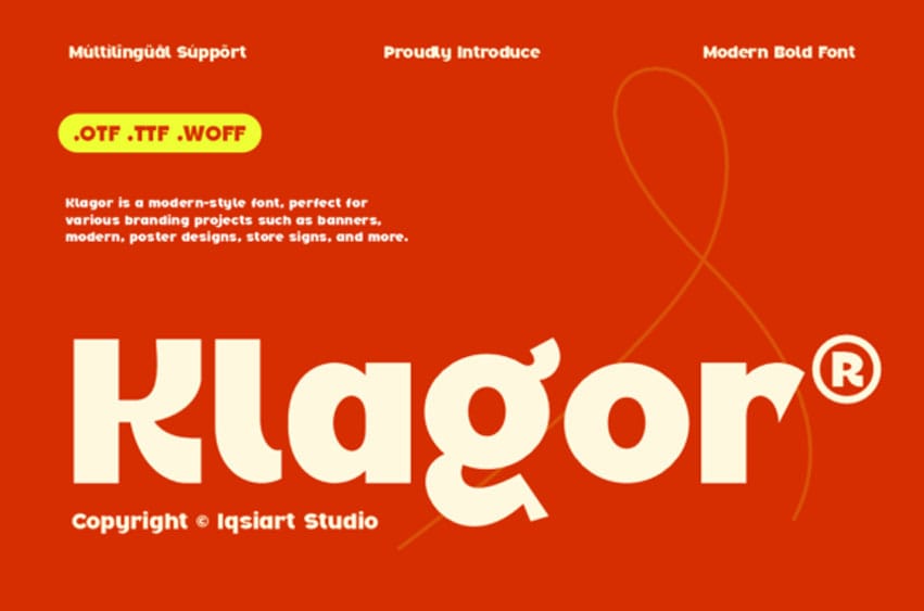 Klagor Font