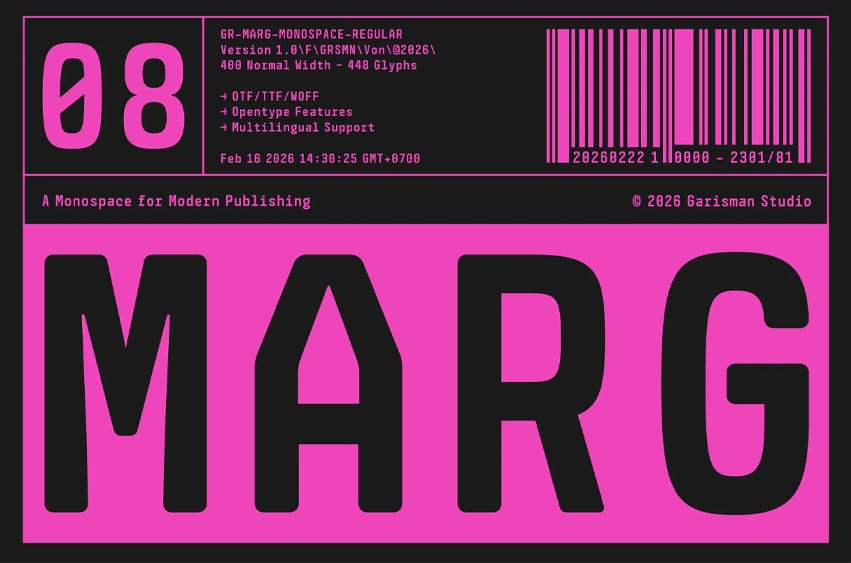 Marg Mono Font