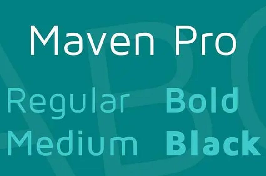 Maven Pro Font