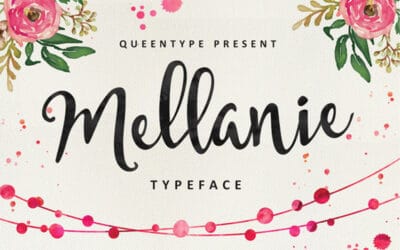 Mellanie Typeface Font