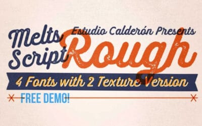 Melts Script Rough Font