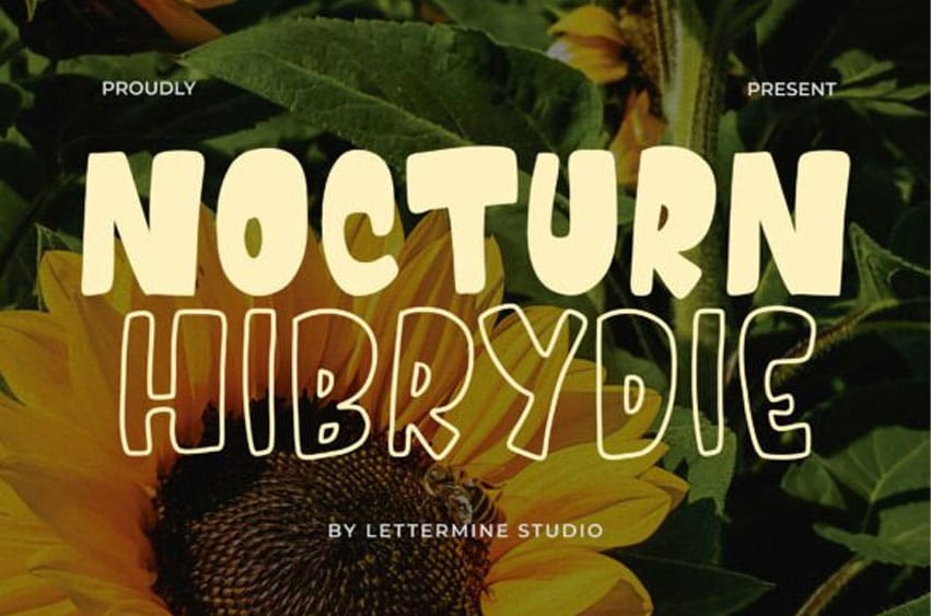 Nocturn Hibrydie Font