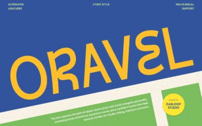 Oravel Font