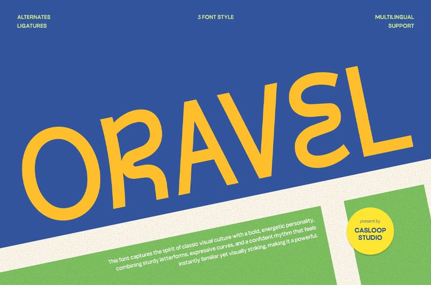 Oravel Font