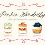 Pinkie Wonderly Font