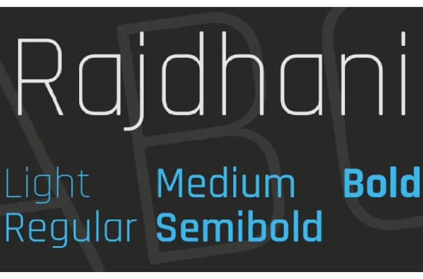 Rajdhani Font