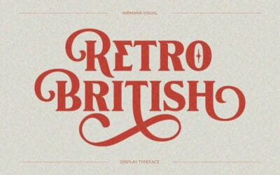 Retro British Font