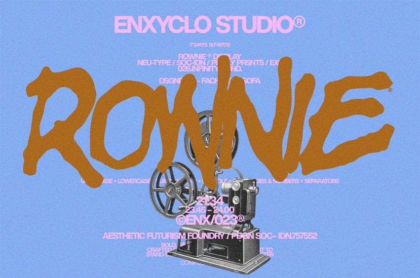 Rownie Font